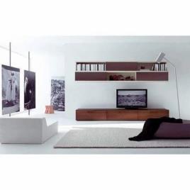 Brown Wooden Media Unit