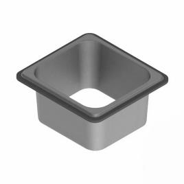 Brushed Stainless Steel Waste Bin Chute