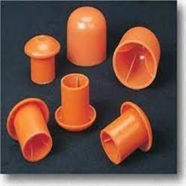 Orange Rebar Mushroom Safety Cap