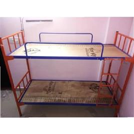 Plywood Hostel Bunker Cot, 2.5x6x5.5ft, No Box Storage