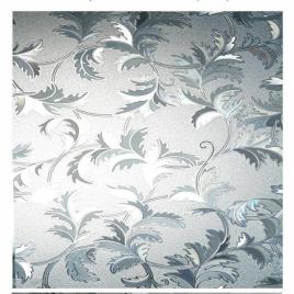 Burhani Transparent Office Glass Decor Film