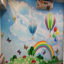 BURHANI Frameless Acrylic Wall Painting