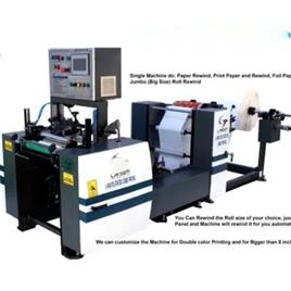 Butter Paper Rewinder With Printing