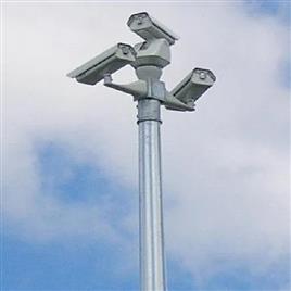 Galvanized CCTV Camera Pole
