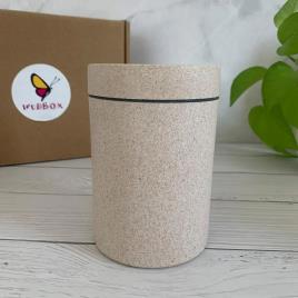 Eco Friendly Rice Husk Canister