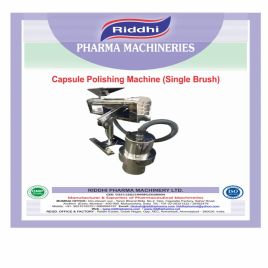 Single Brush Capsule Polisher Machine