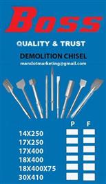 Carbide Demolition Chisel, 0-2 mm