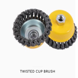 Crimped Carbon Steel Cup Brush