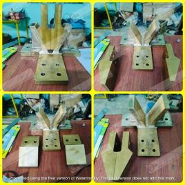 Industrial Copper V Block, Cast Iron, 100x75x90 mm