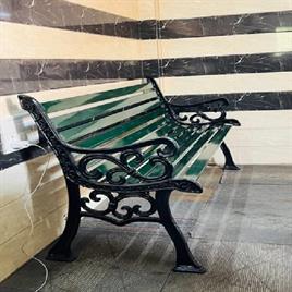 Cast Iron Garden Benches with Armrest