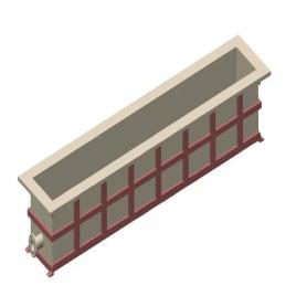 Galvanized Industrial Chemical/Oil Tanks, 1 Unit