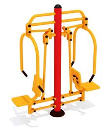Outdoor Gym Chest Press Double Machine