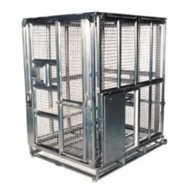 Silver Stainless Steel Chicken Cage