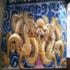 Chinese Dragon Fiberglass Decor