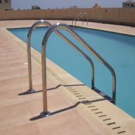 Blue PVC Pool Cleaning Ladder