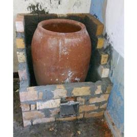 Clay Cylindrical Brick Tandoor