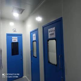 Single Phase Hospital Mild Steel Clean Room Door