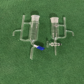 Clear Round Dropping Funnel, Heavy Wall Glass