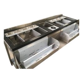 Mobile Stainless Steel Bar Station