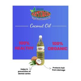 Wooden Cold Pressed Coconut Oil, 1 Liter Plastic Bottle