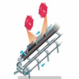 Industrial Coil Spring Shot Blast Machine, Semi-automatic