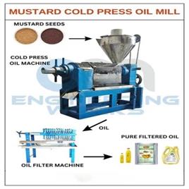 Cold Press Oil Machine, 5 Ton/Day Capacity