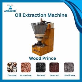 Wood Pressed Groundnut Oil Extraction Machine