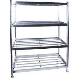 Commercial Silver SS 4 Shelf Rack