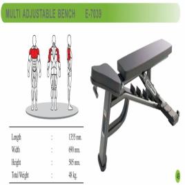 Commercial Multi-Adjustable Fitness Equipment
