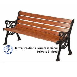 Concrete Garden Bench, With Back