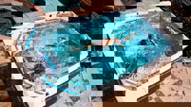 Concrete RCC Endless Pool, House Use, 10x7x4.5