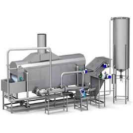 Continuous Potato Chips Frying Machine