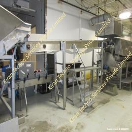 Continuous Semi-Automatic Pickle Production Equipment, 500-2000 Kgph