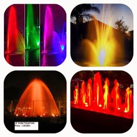 Copper High Intensity Discharge Fountain Nozzle Light, 20W