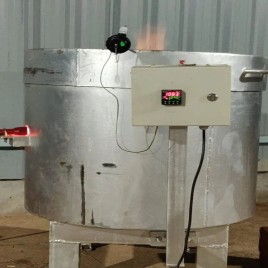 Tilt Copper Melting Machine