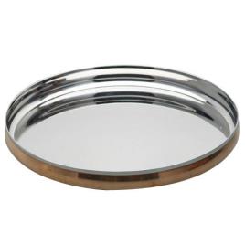 Copper Plated Food Serving Thali
