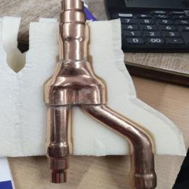 Copper Gas Pipe Refnet Joint