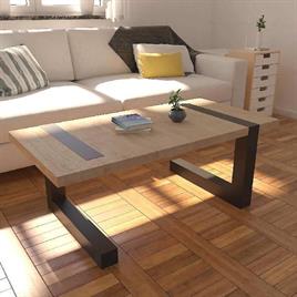 Cosmo Natural Finish Coffee Table