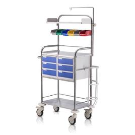 Emergency Medicine Crash Cart Trolley