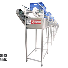 Stainless Steel Crate Automation Conveyor Equipment