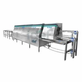 Front Loading Crate Washing Equipment