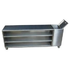 Silver Hospital Crossover Benches