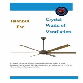 Crystal 8 Ft BLDC HVLS Fan Equipment