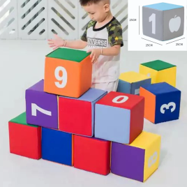 Foam Alphabet & Numbers Cube Set