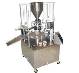 Automated Curd Cup Packaging Machine