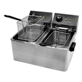 Dual Stainless Steel Deep Fat Fryer