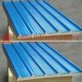 Delta 80mm Color Coated PUF Roof Sheet