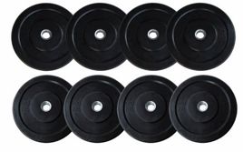 Delux Round Cast Iron Barbell Plates, 10-20 kg
