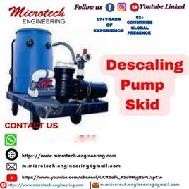 Microtech Descaling Pump Skid, Industrial, SS 304/316