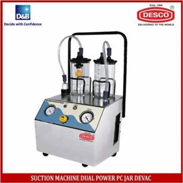 Desco Manual Dual Power Vacuum Suction Device